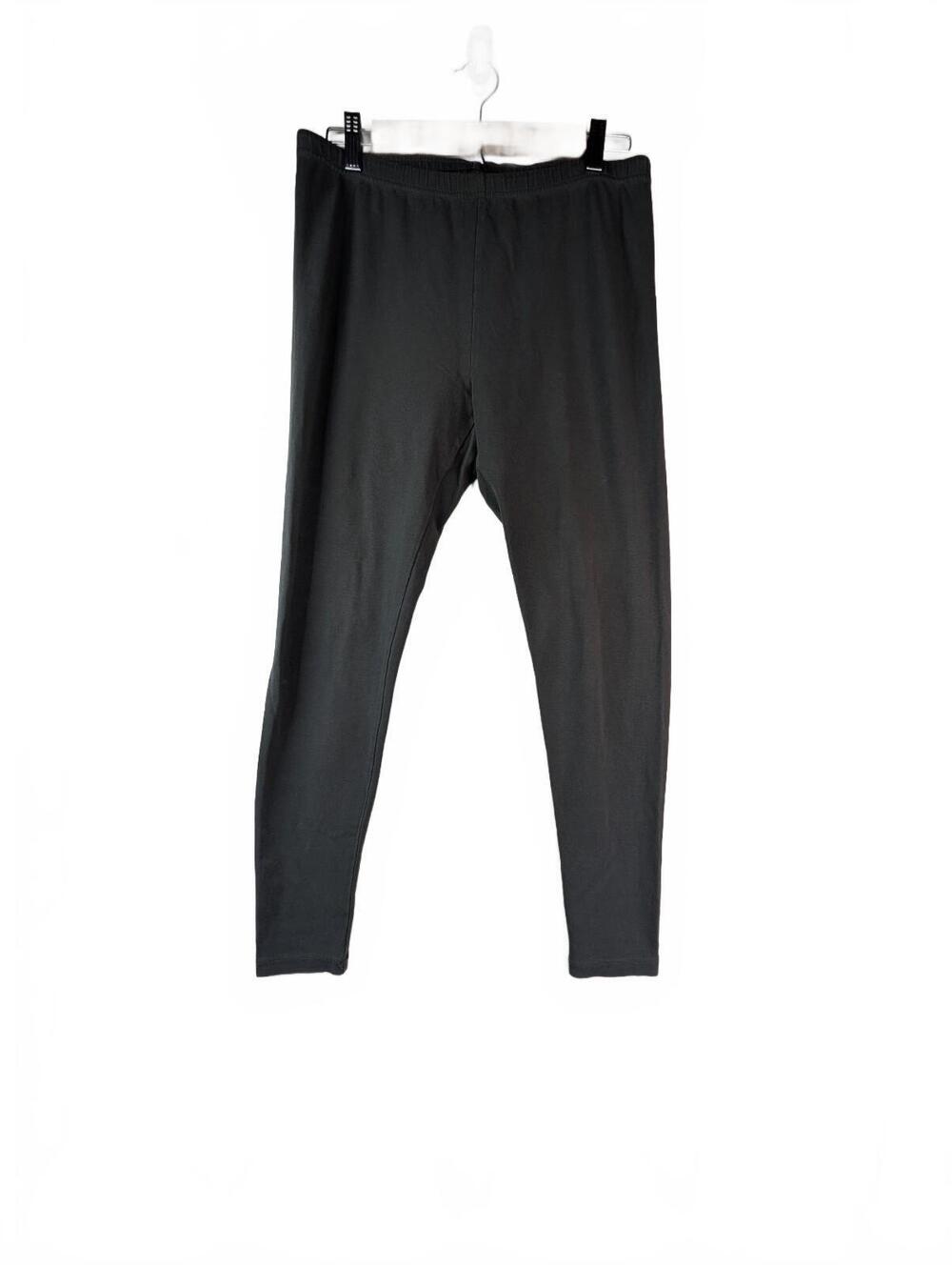 J. Jill Pima Ankle-Length Leggings Peat Moss(Dark Olive Green), Size‎ Medium